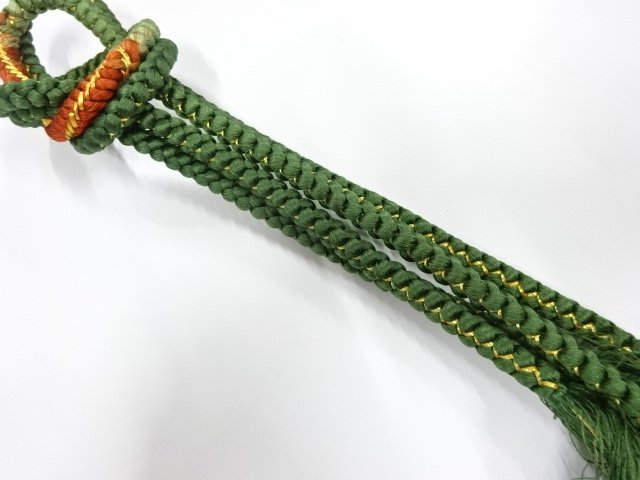 JAPANESE KIMONO / HAND-TIED OBIJIME